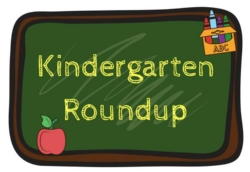 kindergarten round-up flyer